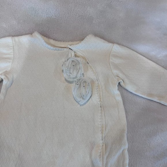 New Elegant Rene Rofe' Baby Footed Sleeper 3 - 6 Months - Picture 5 of 5